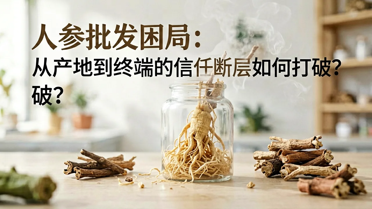 人参批发困局:从产地到终端的信任断层如何打破?